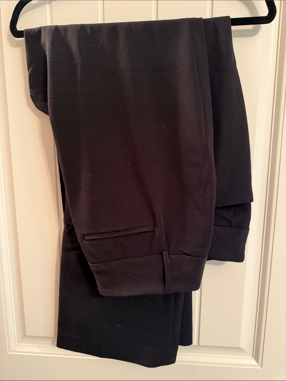 Rafaella Curvy Fit Trousers 16 Black Stretch Ponte Work Pants EUC